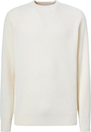 MC2 Saint Barth Maglione Marine - Heren - Ronde hals truien - Wit - L - Wol - Truien & Vesten