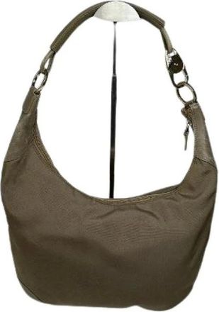 Gucci Pre-owned Shoulder Bags, female, Beige, Size: ONE SIZE Pre-owned Leather Shoulder Bag