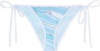 Pucci Slip bikini con stampa - Blu