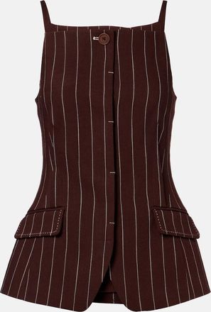 SIMKHAI Edie striped top