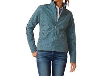 Ariat Lacey New Team Softshell Jacket In Brittany Blue
