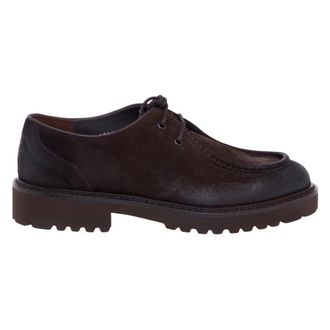Doucal's Commander Suede Derby - Heren - Veterschoenen - Bruin - 41 1/2 EU - Leer - Schoenen