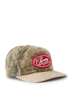 Cherry Los Angeles Five Star Logo-Appliqu&eacute;d Camouflage-Print Cotton-Twill Baseball Cap