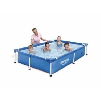 Bestway Piscina Pvc Rectangular 259x170x61cm Infantil 2300lt Splash Fp