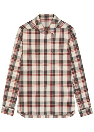 Rick Owens Camicia Plaid Flannel Shirt - Multicoloured 1 - 52 (IT52 / XL)