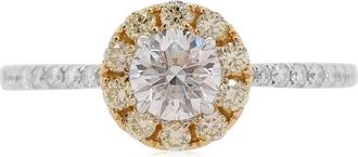 HYT Jewelry 18kt white gold diamond ring - women - 18kt White Gold/Diamond - 7 1/4 - Silver