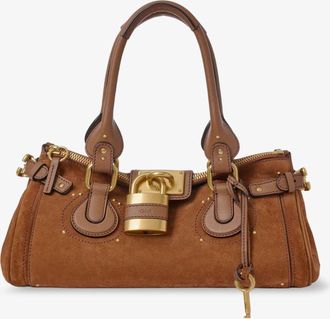 Chlo&eacute; Borsa a spalla Paddington in suede - CHLOE - gender_Woman