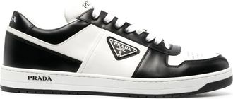 Prada Downtown Low-Top Sneakers - Mens - Leather/Rubber