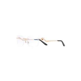 Cartier Optisch Montuur - Dames - Accessoires - Geel - Maat: 57 MM