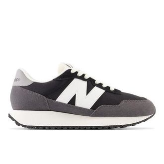 New Balance Womens 237 in Black/Grey/White Suede/Mesh, size 3.5 Narrow