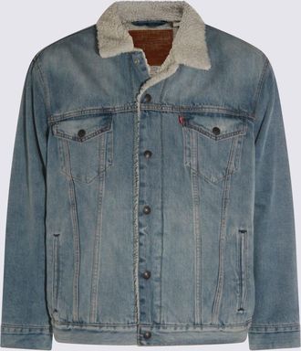 Levi's Blue Cotton Denim Jacket