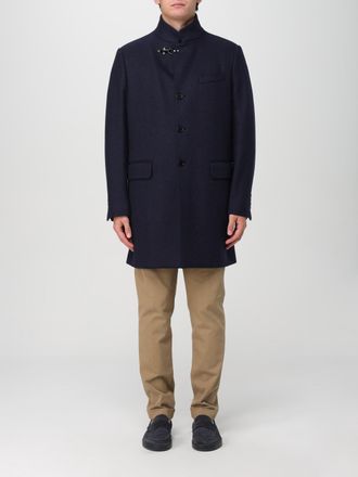 Fay Cappotto a monopetto in panno di misto lana