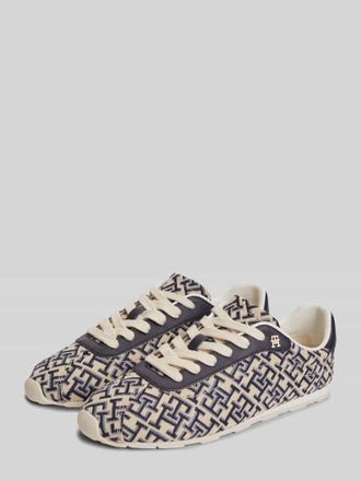 Tommy Hilfiger Sneaker im Allover-Logo-Print in Marine, Gr&ouml;&szlig;e 36