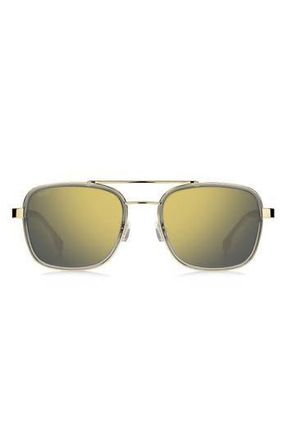 BOSS 1486/S 54mm Square Sunglasses in Gold Grey at Nordstrom Rack