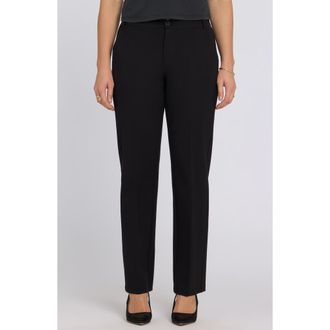 NYDJ Bella Sculpt-Her Marilyn Straight Leg Pants in Black at Nordstrom, Size 16