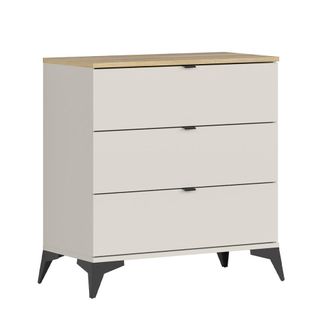 Petits Meubles C&oacute;moda 3 cajones tableros de aglomerado laminados cachemira