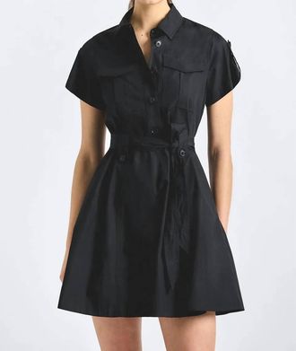 Derek Lam Azora Mini Dress In Black