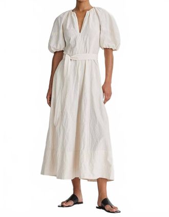 Apiece Apart Onella Maxi Dress In Birch