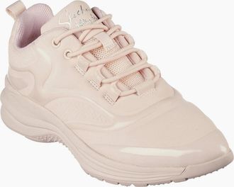 Skechers Womens Womens Hot Melt Embossed Neoprene Low Top Trainers - Pink - Size: 3.5