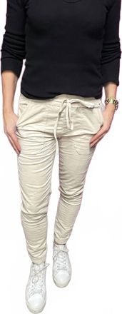 Bianco Mason Baby Cord Jogger In Beige