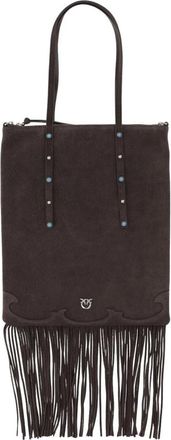 Pinko One- Two- Three Bag - Dames - Shoppers - Bruin - ONE Size - Leer - Tassen