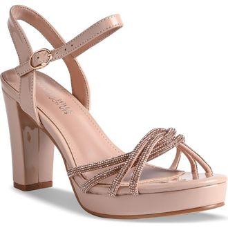 Touch Ups Tyler Platform Sandal in Beige at Nordstrom, Size 5.5