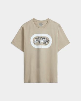 Ecko Graffiti Across The City Tee in Beige at Nordstrom, Size X-Large