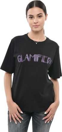 Dsquared2 Black Graphic Crew Neck T-Shirt
