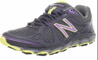 New Balance Womens Train Running Sneakers In Grey/purple