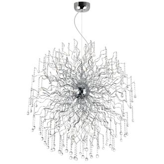 CWI Lighting Cherry Blossom 48 Light Chandelier With Chrome Finish