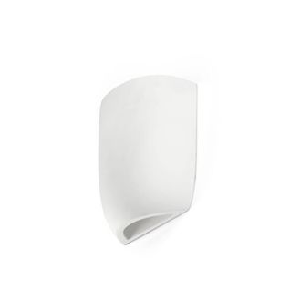 Netlighting Kappu 16cm Plaster Wall Lamp White 1x E14