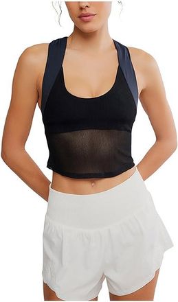 Free People Movement Sunset Tank Top Womens Clothing Black : LG (Womens 12-14), Elastane/Nylon
