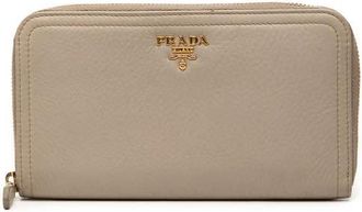 Prada Pre-owned Prada VItello Daino Zip Around Wallet Ladies V3OHE5E25YRG66ZX