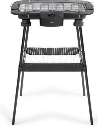 Livoo Barbecue &Eacute;lectrique - Livoo - Dom506 - 2200w - 2 En 1 - Thermostat Ajustable - Noir