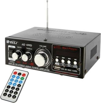 Trade Shop Trade Shop - Audio Ak-699d Mp3 Fm Usb Karaoke Amplificator Con Stereo Telecomand