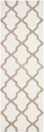 Safavieh Alfombra lana neutrale/bianco 76 x 244 cm