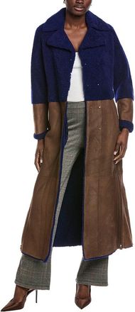 Akris Trina Shearling Coat