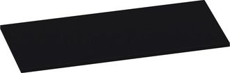 Marcel Breuer Ocean Slim topblad - 100x46x2cm - mat zwart