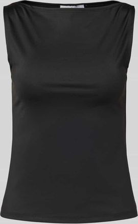 Weekday Tanktop mit U-Boot-Ausschnitt Modell Annie in Black, Gr&ouml;&szlig;e XS
