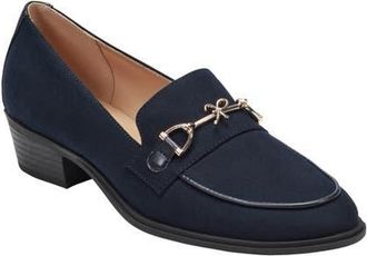 Bandolino Rummie Bit Loafer Pump in Dark Blue at Nordstrom, Size 8.5