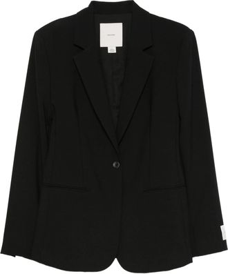 Calvin Klein Black Cinched Waist Tailored Blazer