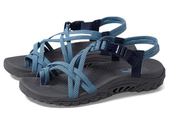 Skechers Womens Reggae Irie Mon Sport Sandal, Blue Navy, 5.5 UK