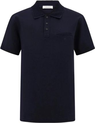 Ferragamo Trui - Heren - Polos - Blauw - S - Katoen - Tops