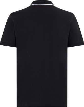 HUGO BOSS Mens Cotton Polo Shirt, Black Shirts T-shirts And Polos