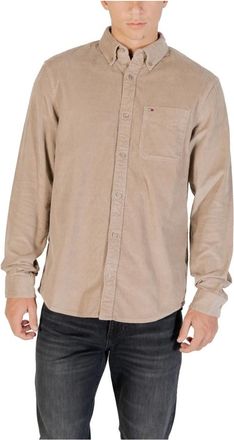 Tommy Jeans Uomo, Magliette, Beige, M, new