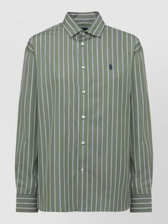 Ralph Lauren striped cotton long-sleeve shirt
