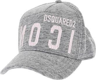Dsquared2 ICON Baseballpet met gebarsten logo