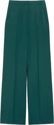 Max Mara Pantaloni con piega - Verde