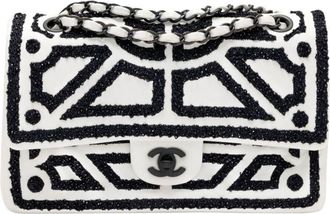 Chanel 2011 medium Garden of Versailles Double Flap shoulder bag - unisex - CALFSKIN - One Size - White