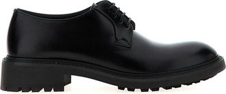 Saint Laurent Antoine 25 PL - Heren - Veterschoenen - Zwart - 40 EU - Leer - Schoenen